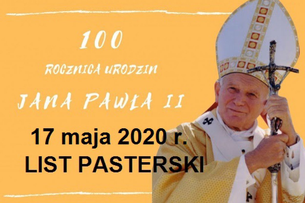 100-lecie urodzin św. Jana Pawła II - List Pasterski KEP